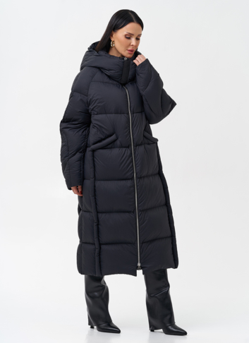 Женский пуховик с капюшоном 