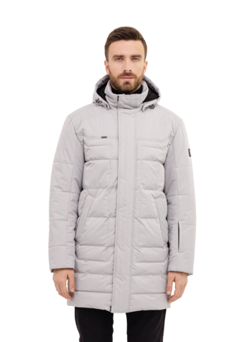 Пуховик мужской с капюшоном 