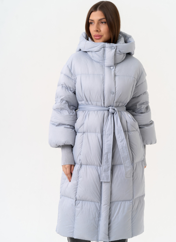 Женский пуховик с капюшоном