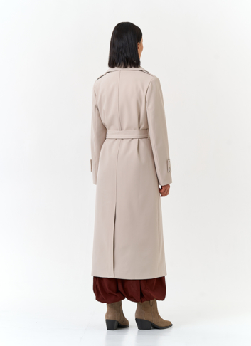 Женский плащ с поясом