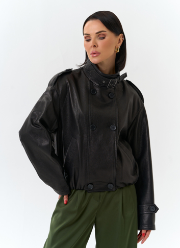 Женская куртка из натуральной кожи