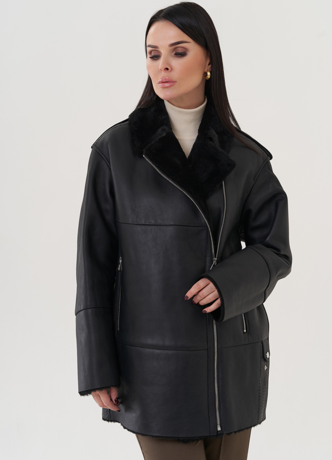 Женская дубленка  модель № 25907 в рассрочку