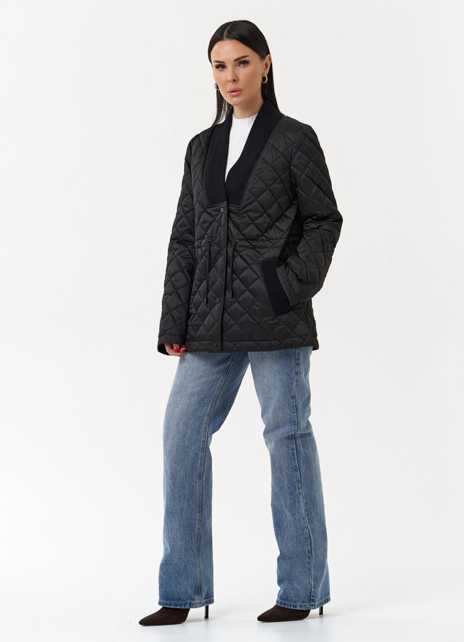 Женская утепленная стеганая куртка модель № 30051 в рассрочку