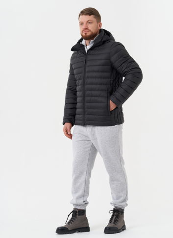 Стеганая куртка с капюшоном
