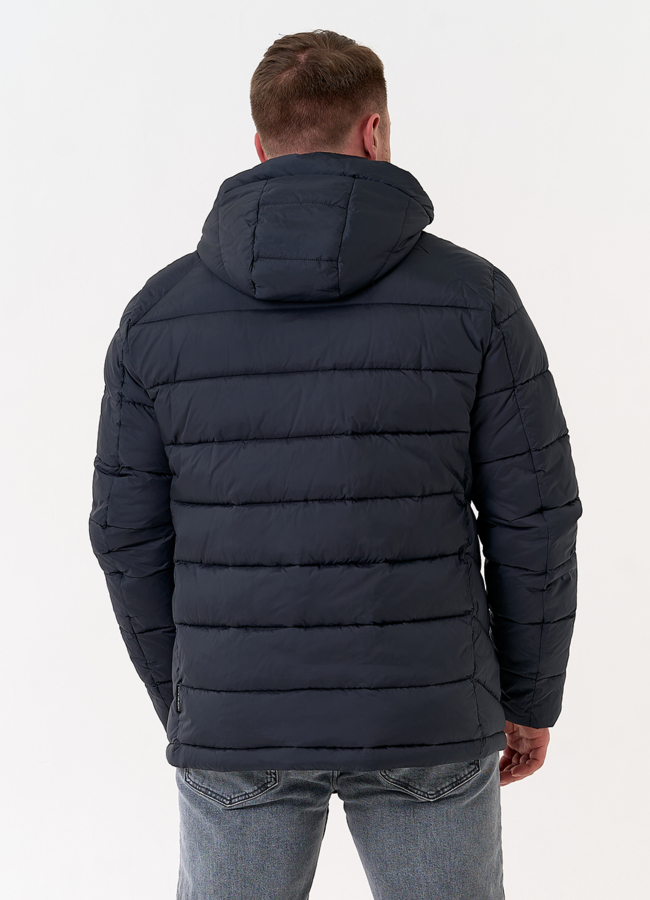 фото Мужской пуховик с капюшоном  модель № 31463