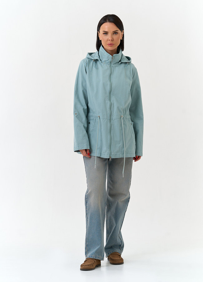 Женская ветровка с капюшоном модель № 33136 в кредит