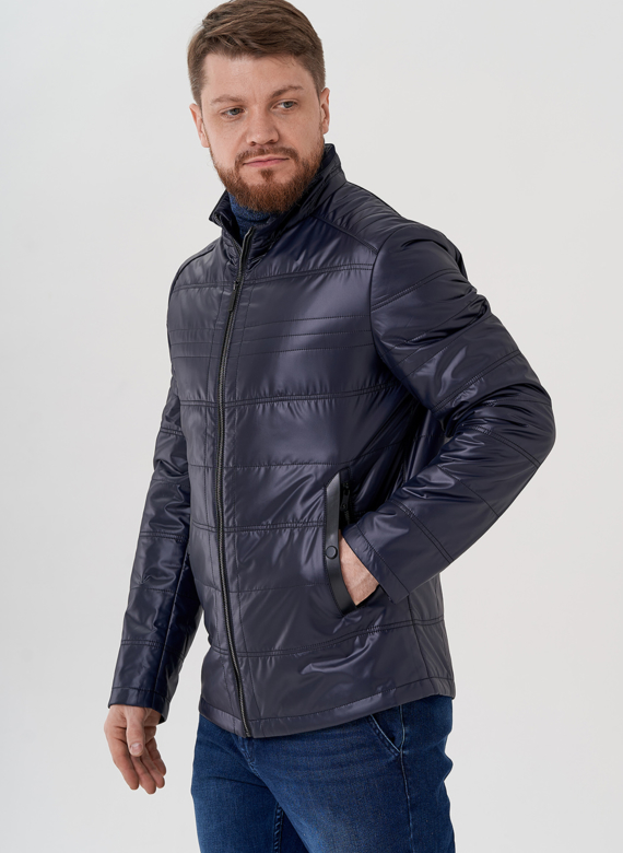 Мужская куртка синего цвета