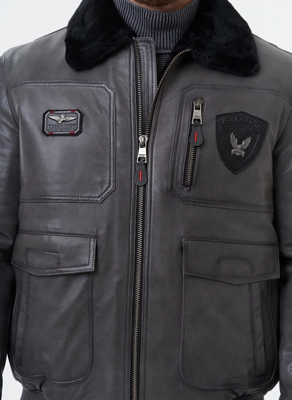 Мужская дубленка  фото